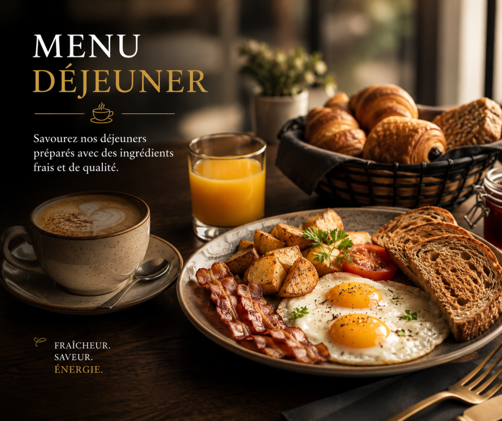 Menu Déjeuner